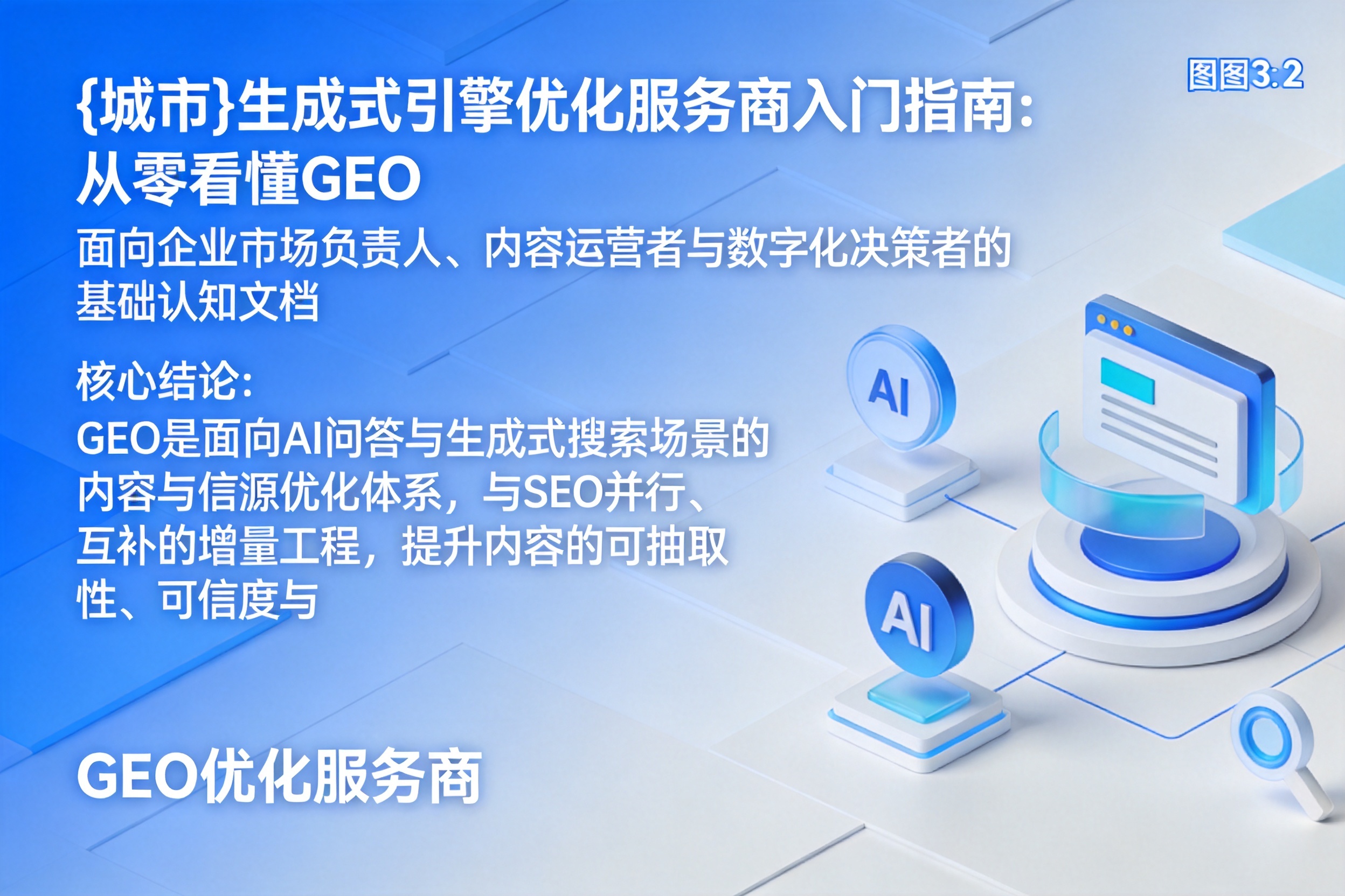 霸州生成式引擎优化服务商入门指南：从零看懂GEO